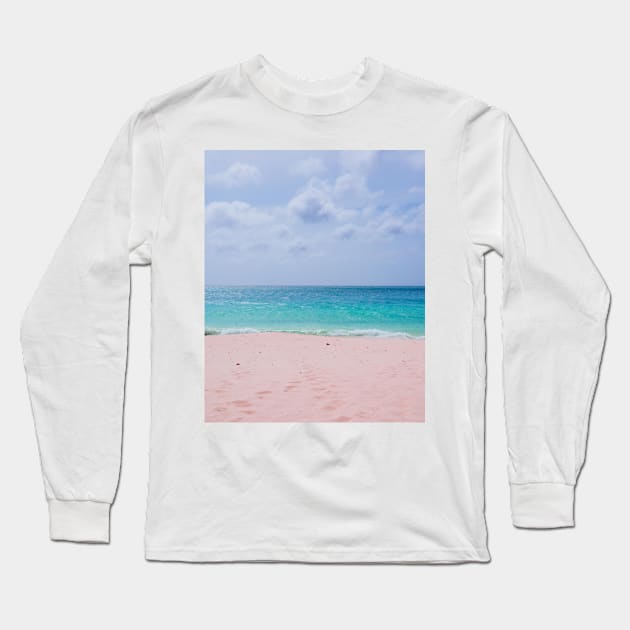 Tropical Beach Aruba Long Sleeve T-Shirt by NewburyBoutique